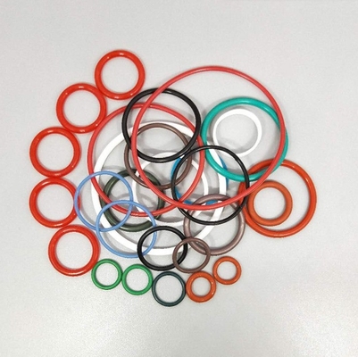 Colorido NBR EPDM VMQ FKM Anillos de caucho de silicona personalizables con servicio de moldeo