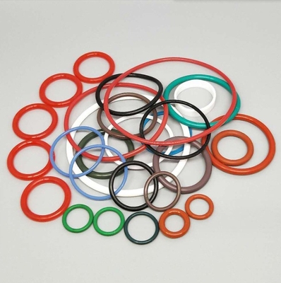 Colorido NBR EPDM VMQ FKM Anillos de caucho de silicona personalizables con servicio de moldeo