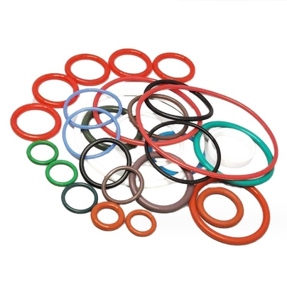 Colorido NBR EPDM VMQ FKM Anillos de caucho de silicona personalizables con servicio de moldeo