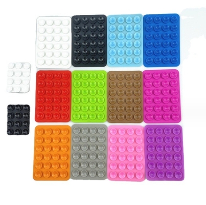 Silicona 24 Antiderrapante Silicona Adhesivo Personalizado de las almohadillas de la taza de succión para el soporte del teléfono celular