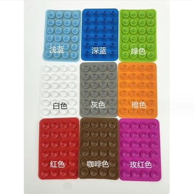 Silicona 24 Antiderrapante Silicona Adhesivo Personalizado de las almohadillas de la taza de succión para el soporte del teléfono celular
