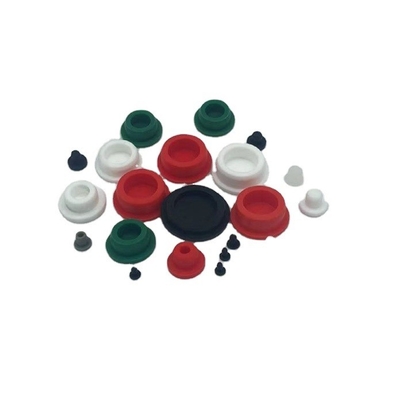 Moldeado tamaño personalizado tapones de agujero de goma de silicona tapas de botella sello de silicona tapones antipolvo