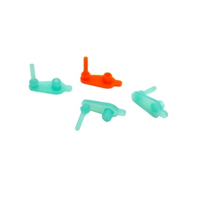 Servicio de moldeo de productos de caucho Tapón de silicona para toma de corriente de pulsador DC a prueba de agua