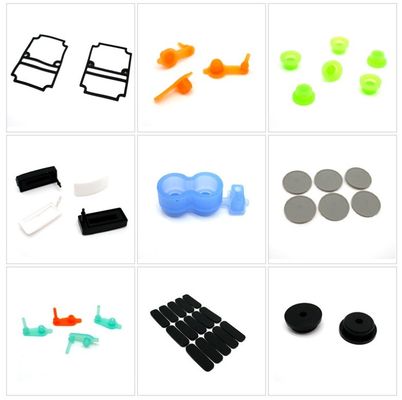 SBR Material Capa de botón fluorescente para linterna cola botón táctil conmutador de personalización