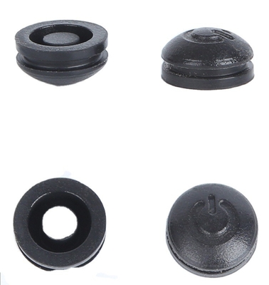 OEM ODM Custom Cap de botón de silicona LED impermeable para dispositivos electrónicos de punto único