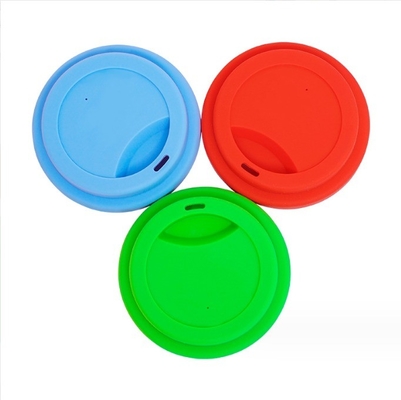 8cm y 9cm tapa de taza de silicona color bronceado sostenible para tapa de taza de café