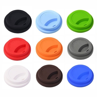 Tipo de recipientes de bebida Tazas platillos de café reutilizables Silicona Taza de viaje de té/café/taza de taza tapa con tapa