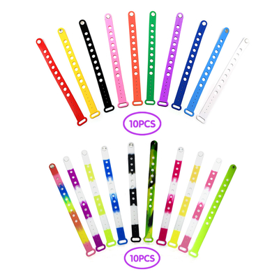 Pulseras coloridas de silicona para niños pulseras de regalo para accesorios y joyas para bebés