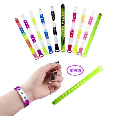 Pulseras coloridas de silicona para niños pulseras de regalo para accesorios y joyas para bebés