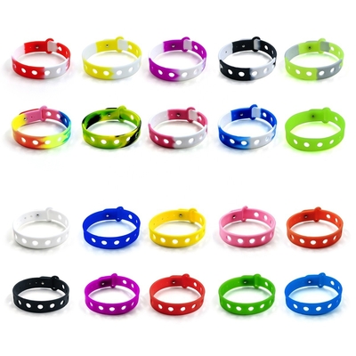 Brazaletes de pulsera de silicona personalizados para niños adultos