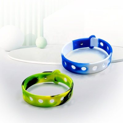 Brazaletes de pulsera de silicona personalizados para niños adultos