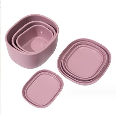 3pcs/set Confección de la caja de almuerzo Bento portátil personalizada con el contenedor de alimentos microondas