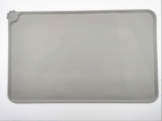 Moderno estilo resistente al agua sin resbalón silicona perro de mascotas de alimentación de alfombra para los requisitos personalizados