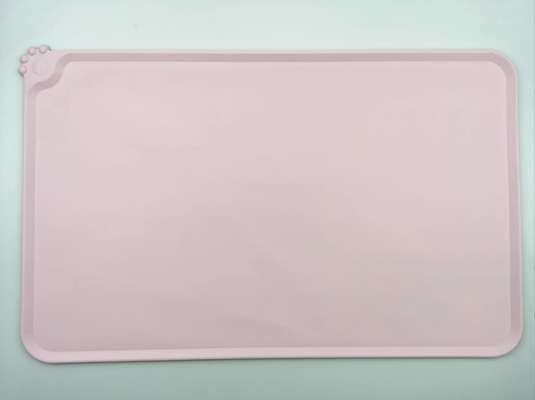 Moderno estilo resistente al agua sin resbalón silicona perro de mascotas de alimentación de alfombra para los requisitos personalizados