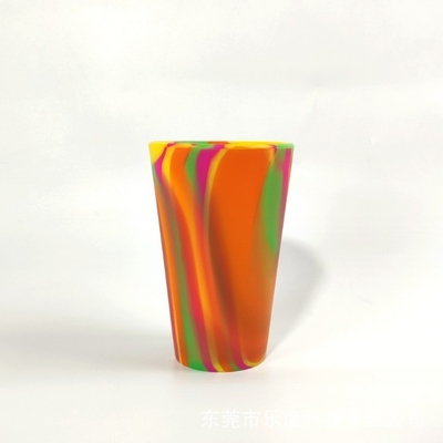 350ml de forma de huevo de silicona de vidrio de vino plegable anticaídas tumbler para actividades al aire libre