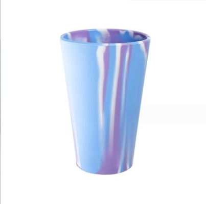 480ml Silicona para cerveza de exterior Ventosas para viajes Picnic Tazas de silicona inquebrantables Bebidas