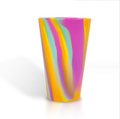 Tazas de viaje inquebrantables 600ml de logotipo personalizado Tazas de agua de silicona para café y té