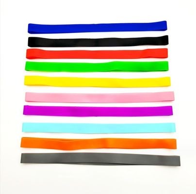 Banda de envoltura de silicona elástica y colorida perfecta para diversas aplicaciones