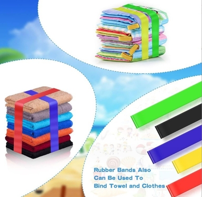 Cinturón de silicona elástica para el suministro de oficina libro de contabilidad de mano cuaderno de notas Boca de almuerzo banda fácil