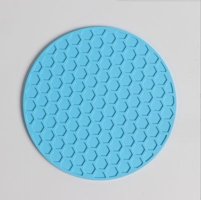 Cubierta de silicona de coaster de absorción con ranuras profundas para taza de café de taza de taza resistente al calor
