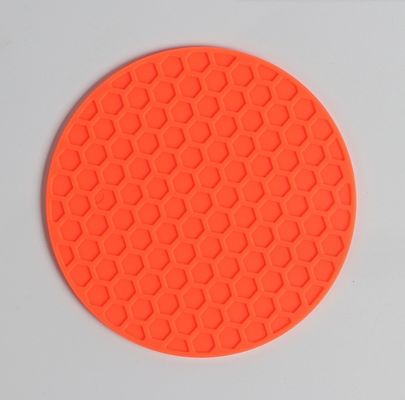 No resbaladizo de silicona con ranuras profundas, resistente al calor para decoración de mesas