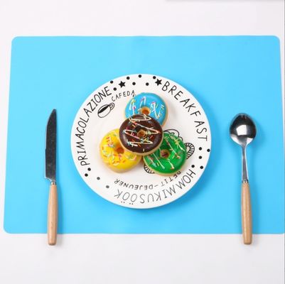 Rectángulo antideslizante 40x30cm Accesorios de mesa de silicona para decoración de mesa