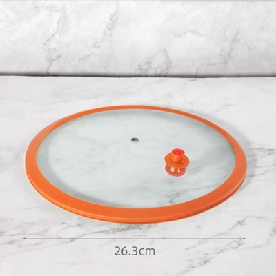 Capa de vidrio de silicona para el hogar de usos múltiples, resistente al calor y visual, anti-desbordamiento