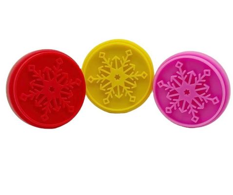 Herramientas de decoración de la cocción de Navidad Grado alimenticio de silicona de madera Marcas de galletas y cortador de galletas