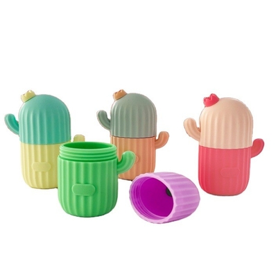 Roller facial de cactus de silicona para mejorar la belleza y la eficacia del contorno
