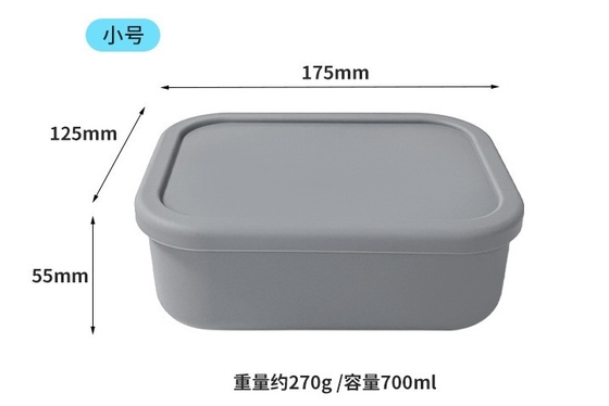 Conservadora de frescura Bolsa de almacenamiento sellada de silicona de grado alimenticio BPA Free Kids Bento Box