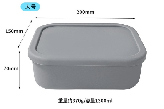 Conservadora de frescura Bolsa de almacenamiento sellada de silicona de grado alimenticio BPA Free Kids Bento Box