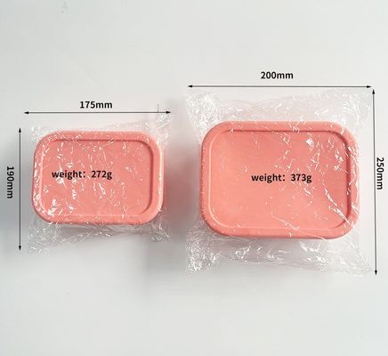 Preservación de frescura caja de almacenamiento sellada de silicona libre de BPA para niños caja de silicona Bento