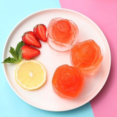 Moldes de plástico 3D de flores de rosa para hacer que el fabricante de moho de hielo sea sostenible y respetuoso con el medio ambiente