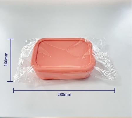 Contenedor de alimentos y almacenaje de cocina para adultos 3 compartimientos Caja de comidas de silicona Bento