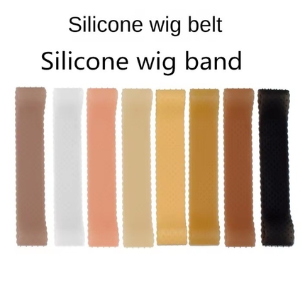 Banda para la cabeza con agarre de peluca de silicona ajustable para fijación antideslizante de pelucas transparentes para el cabello