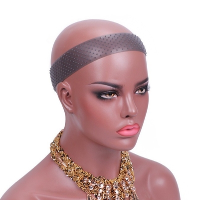 Banda para la cabeza con agarre de peluca de silicona ajustable para fijación antideslizante de pelucas transparentes para el cabello