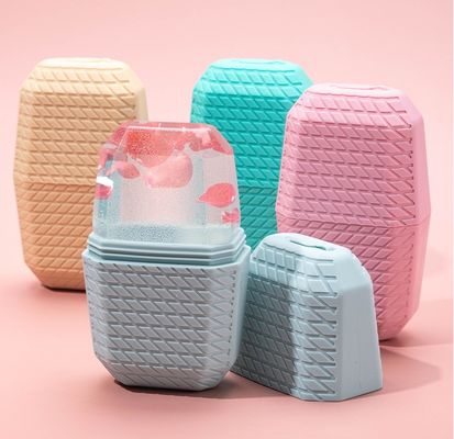 Molde de bolas de hielo de silicona de grado alimenticio para el cuidado de la piel Masajista facial y rodillo de ojos en uno