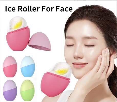 Accesorios para el cuidado de la piel con rodillos de hielo para el rostro Gua Sha herramienta de silicona para el masaje facial