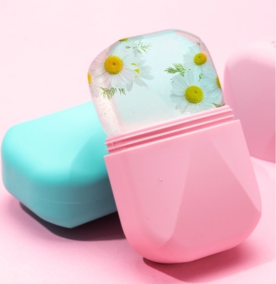 Refrigeración facial Ojo Cuidado de la piel Cuidado de la piel Lift Glass para globos de hielo Roller de hielo Herramienta de belleza de silicona