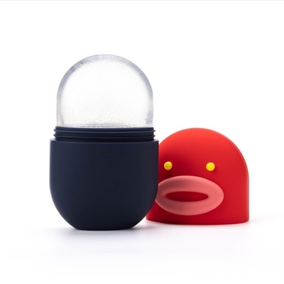 Cubo de rodaje de hielo de silicona refrigeración masaje facial bolas de hielo para moho facial
