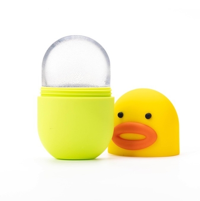 Cubo de rodaje de hielo de silicona refrigeración masaje facial bolas de hielo para moho facial