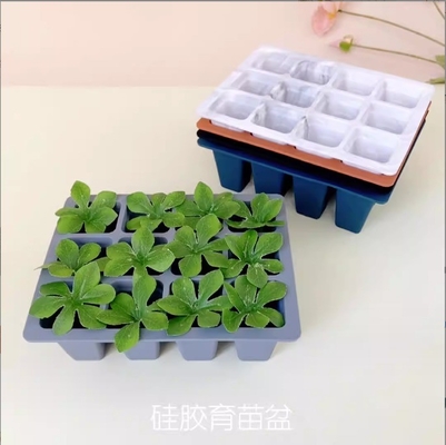 Tableros de silicona de plástico reutilizables para la germinación de macetas de flores ecológicas