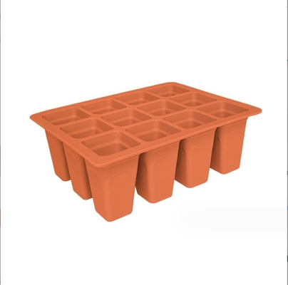 Tableros de silicona de plástico reutilizables para la germinación de macetas de flores ecológicas
