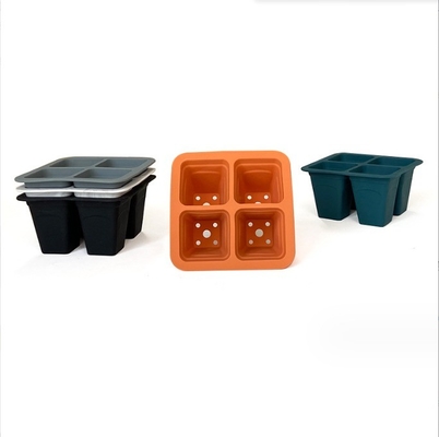 Tray de flores para semillas reutilizables sin revestimiento de silicona para plantas de vivero