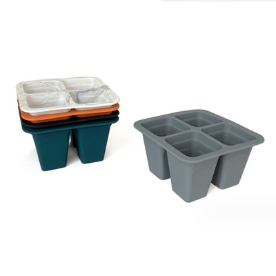 Tray de flores para semillas reutilizables sin revestimiento de silicona para plantas de vivero