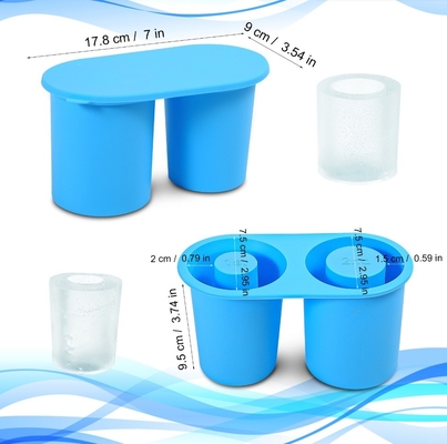 Cubo de hielo de silicona de verano haciendo moldes para la taza Stanli Hecho de silicona de grado 100% alimenticio