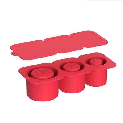 Fabricante de hielo de silicona con tapa para 3 moldes de hielo de cilindro hueco Sostenible y de Stanley