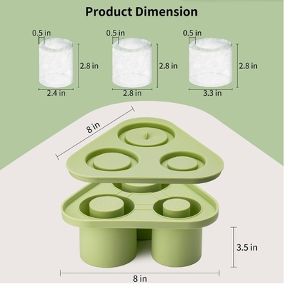 Envases de helado de molde de silicona para la taza de tumbler accesorios de cocina de la barra fabricantes de helados